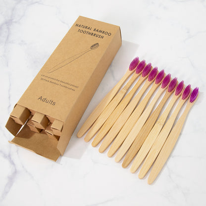 Biodegradable bamboo charcoal toothbrush