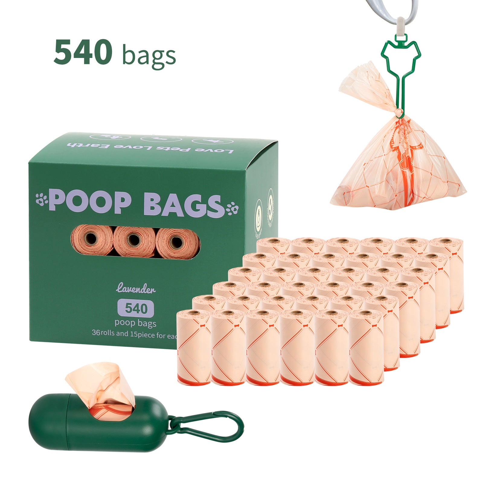 Biodegradable garbage bags