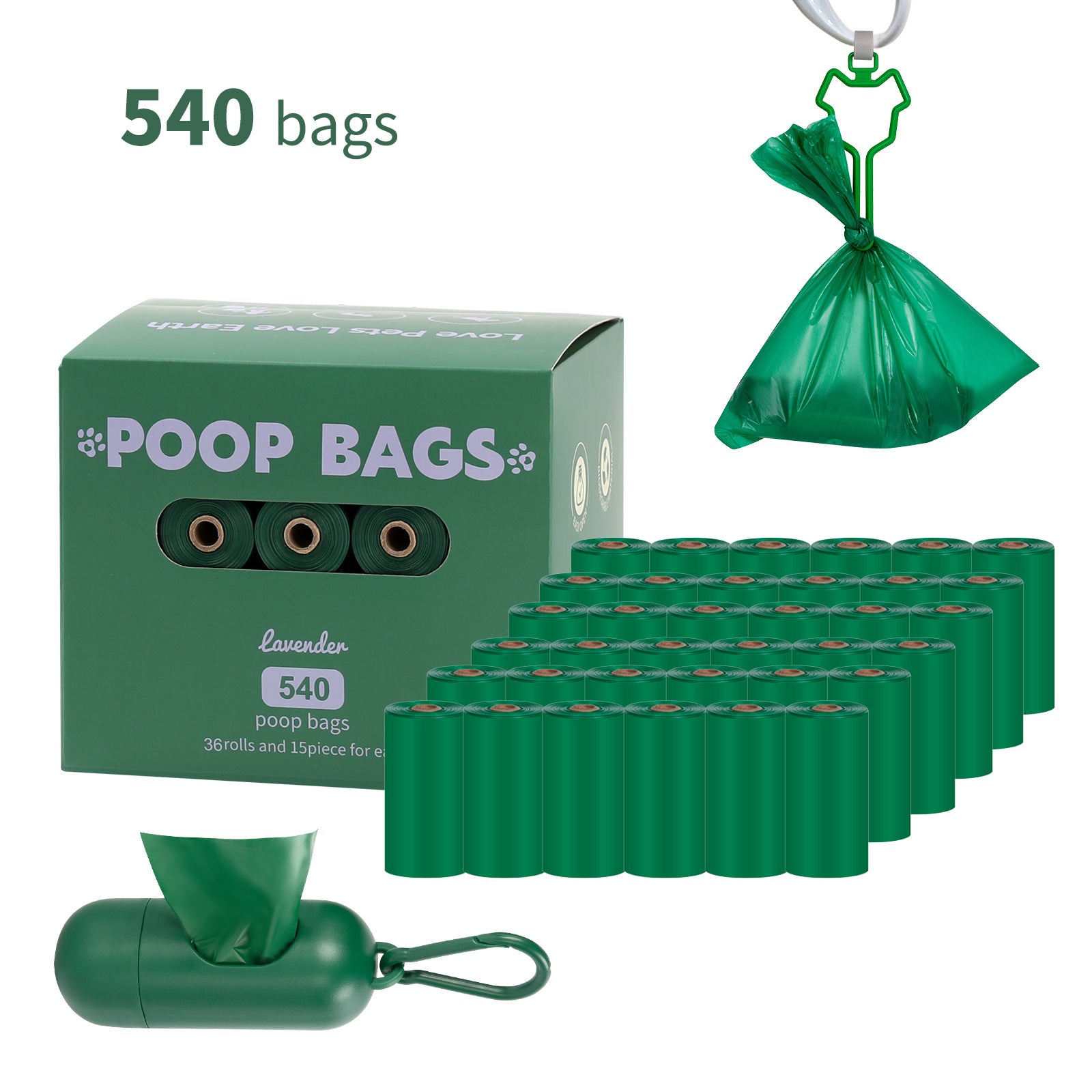 Biodegradable garbage bags