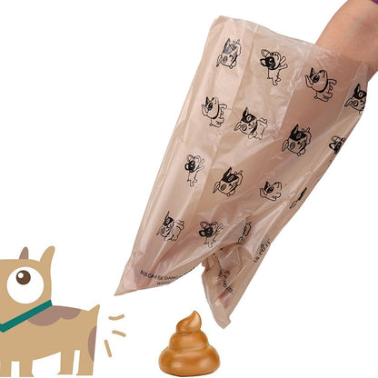 Biodegradable poop collection bag