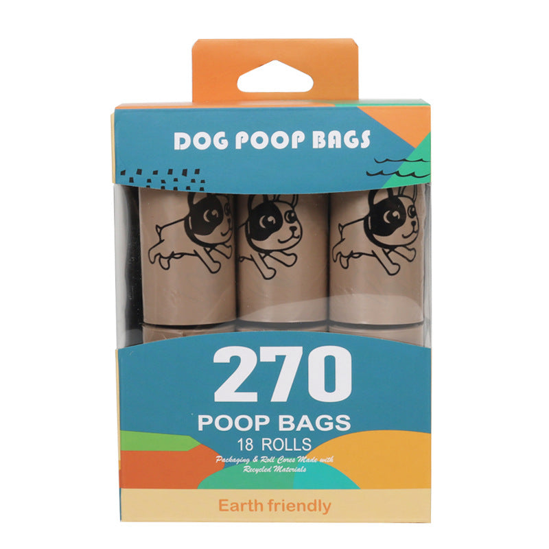 Biodegradable poop collection bag