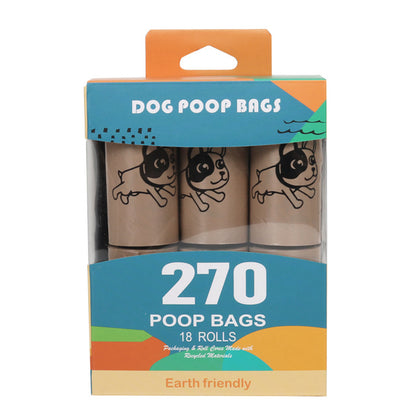 Biodegradable poop collection bag
