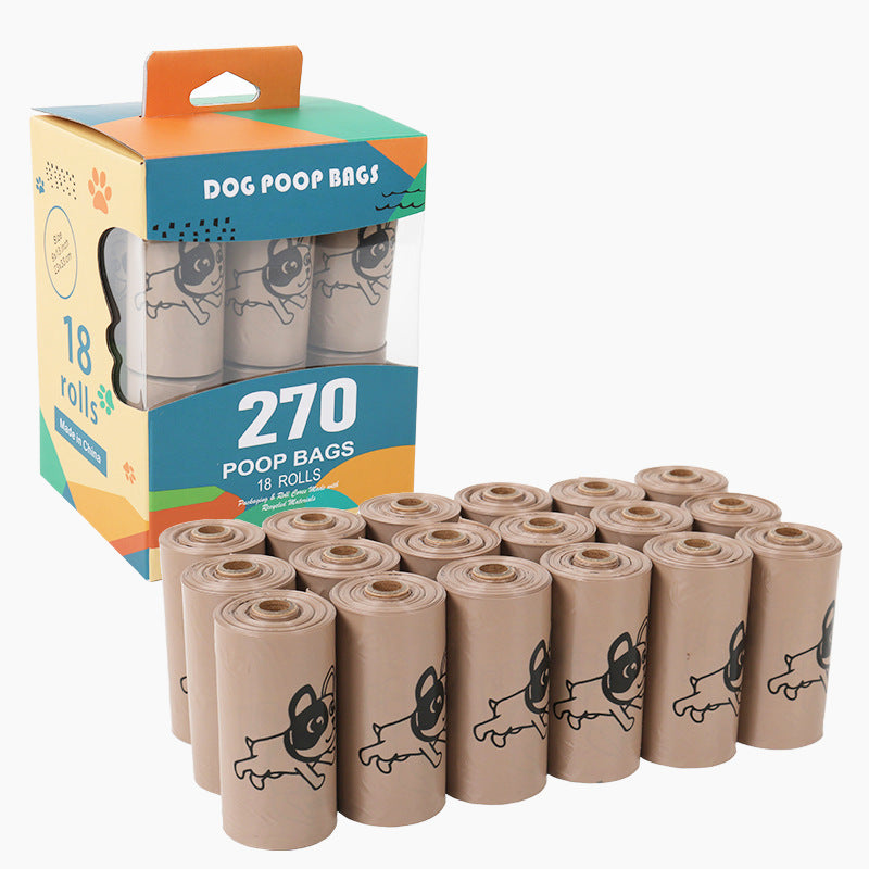 Biodegradable poop collection bag