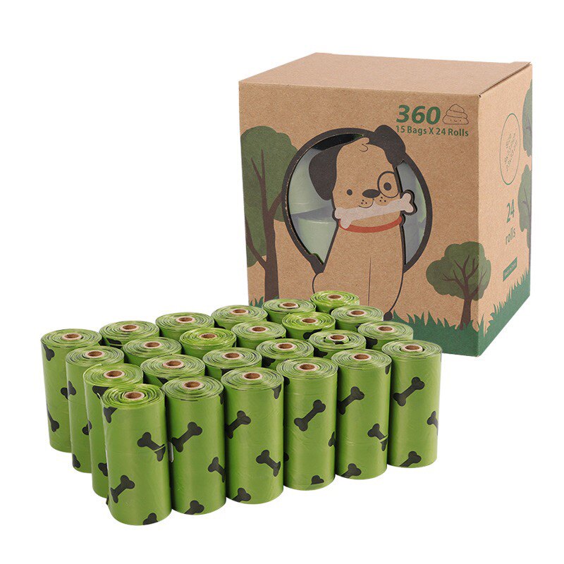 Biodegradable Scented Pet Waste Bags with Dispenser