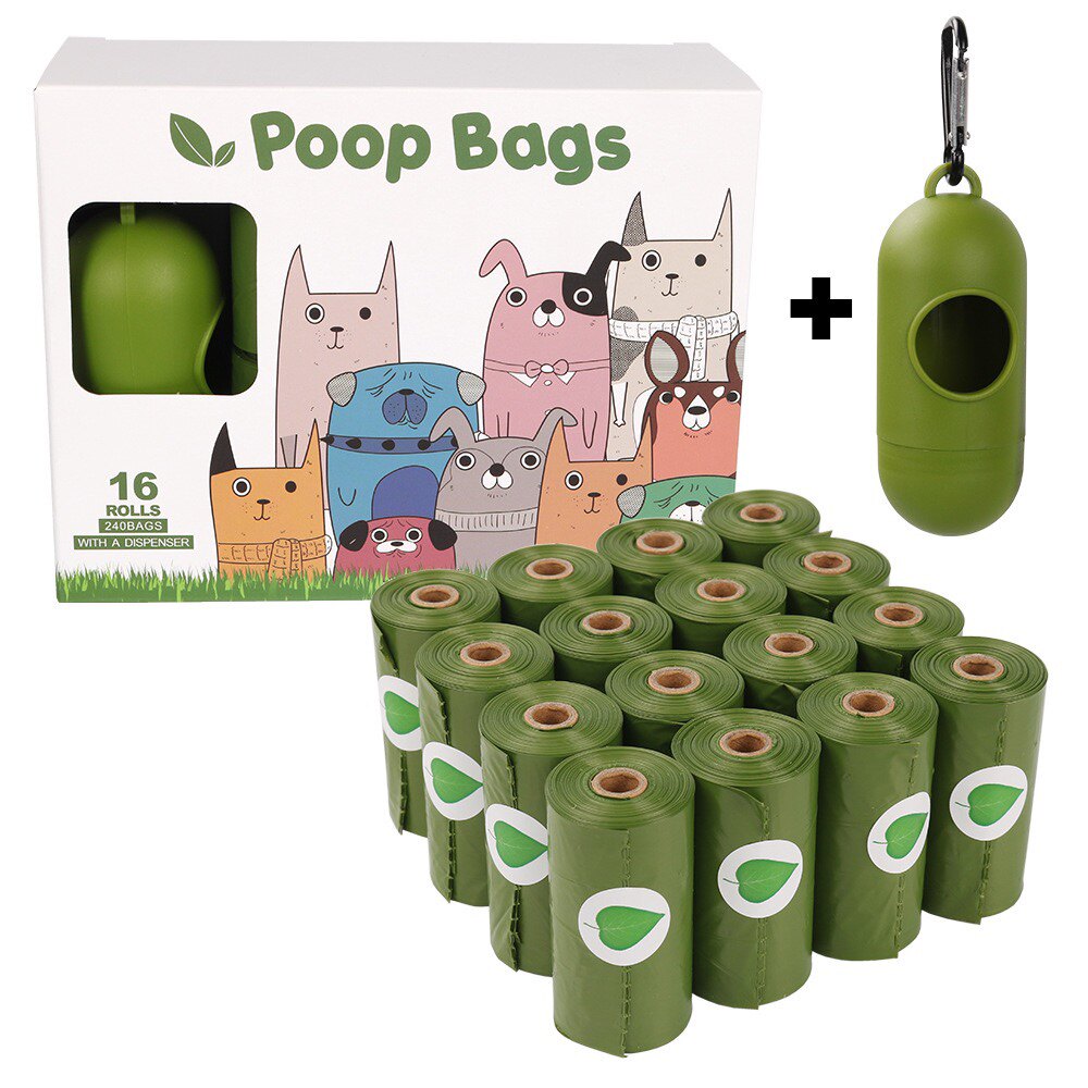 Biodegradable Scented Pet Waste Bags with Dispenser