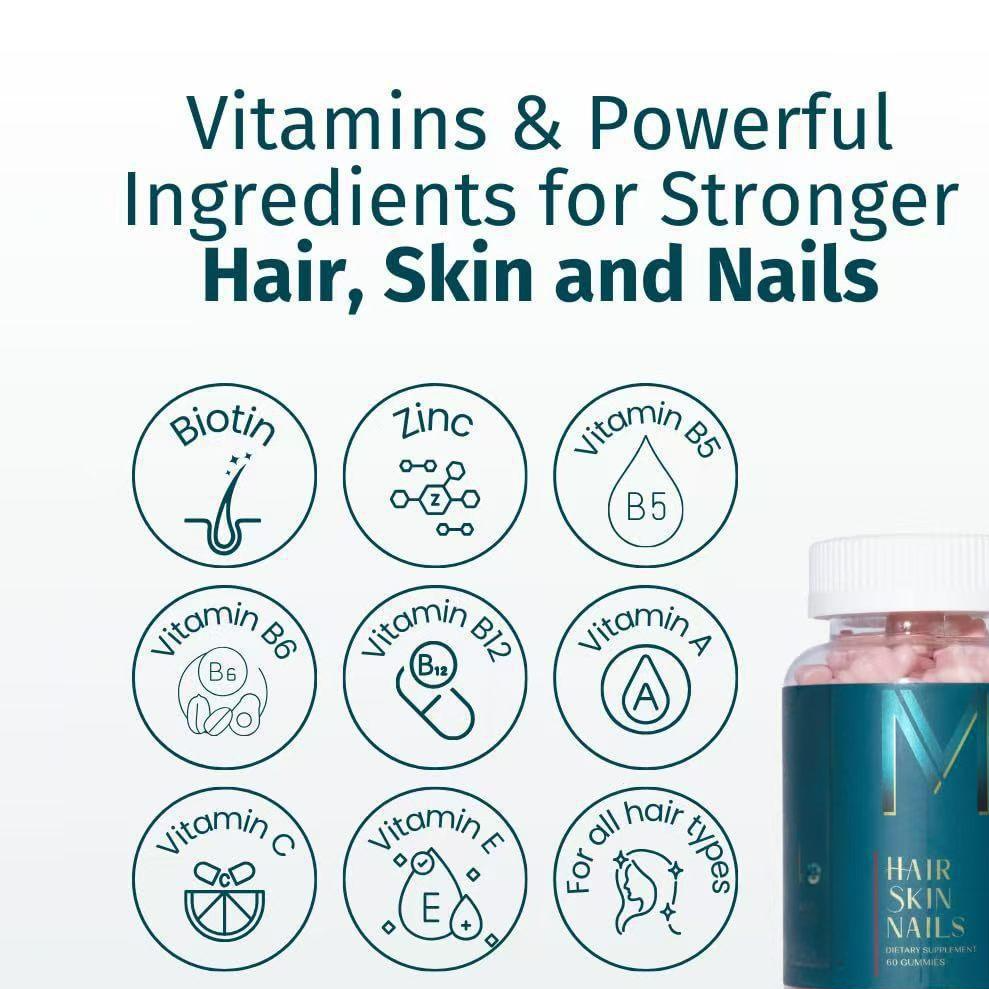 Biotin gummy 60 tablets
