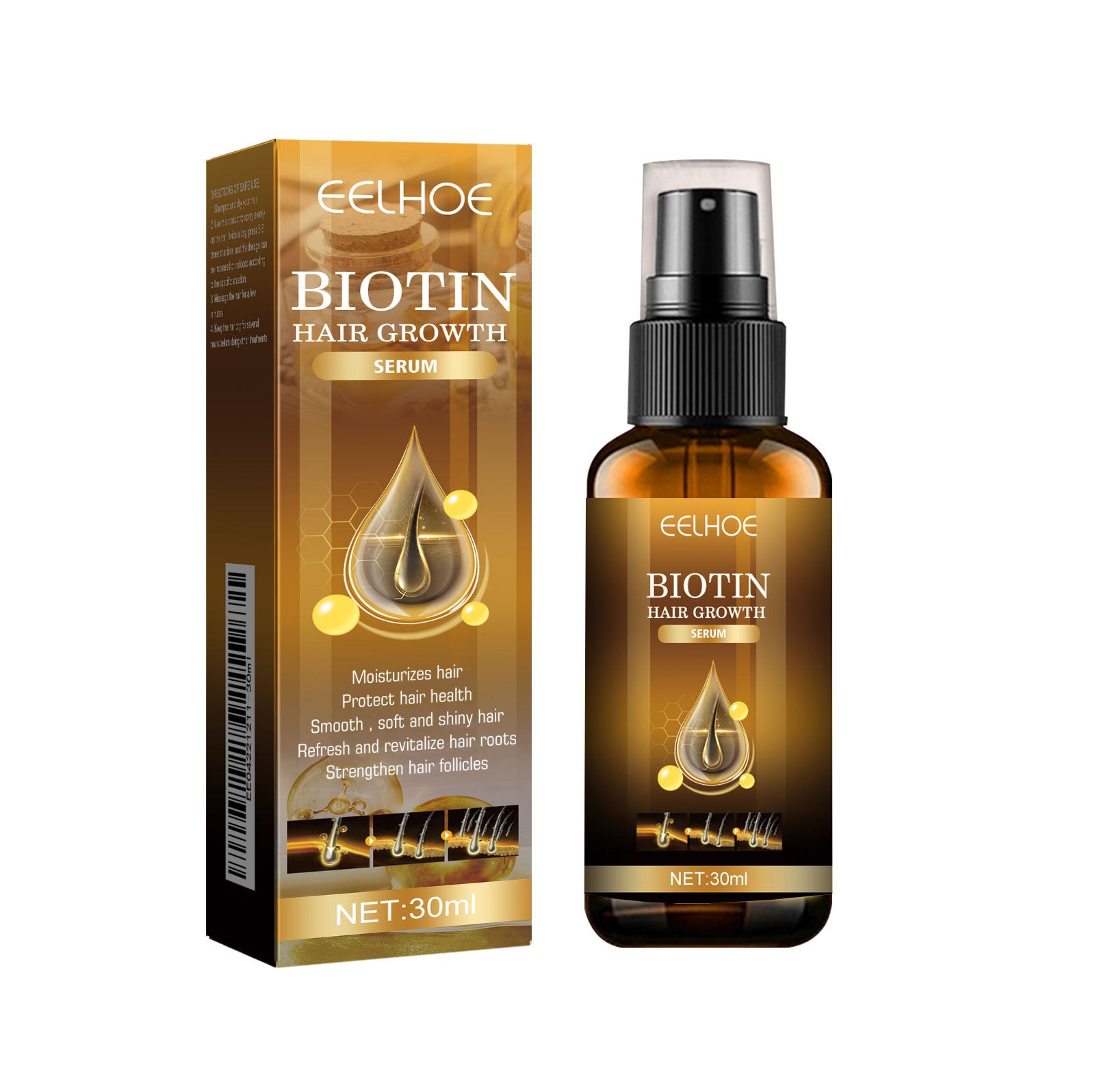 Biotin Hair Spray Moisturizing Scalp Care