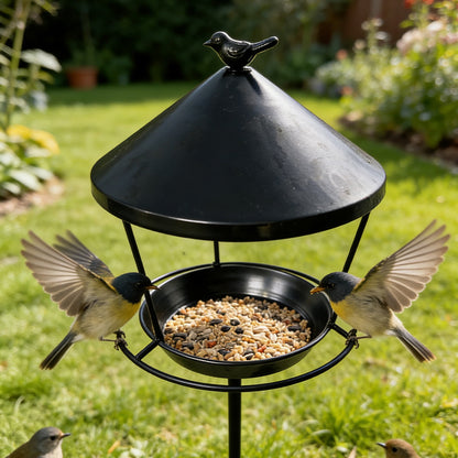 Bird Feeder with Roof
