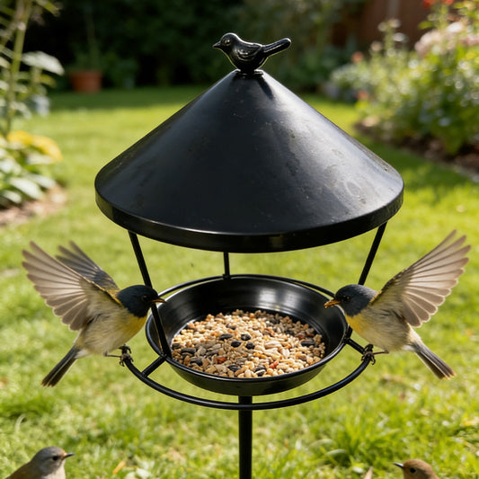 Bird Feeder with Roof