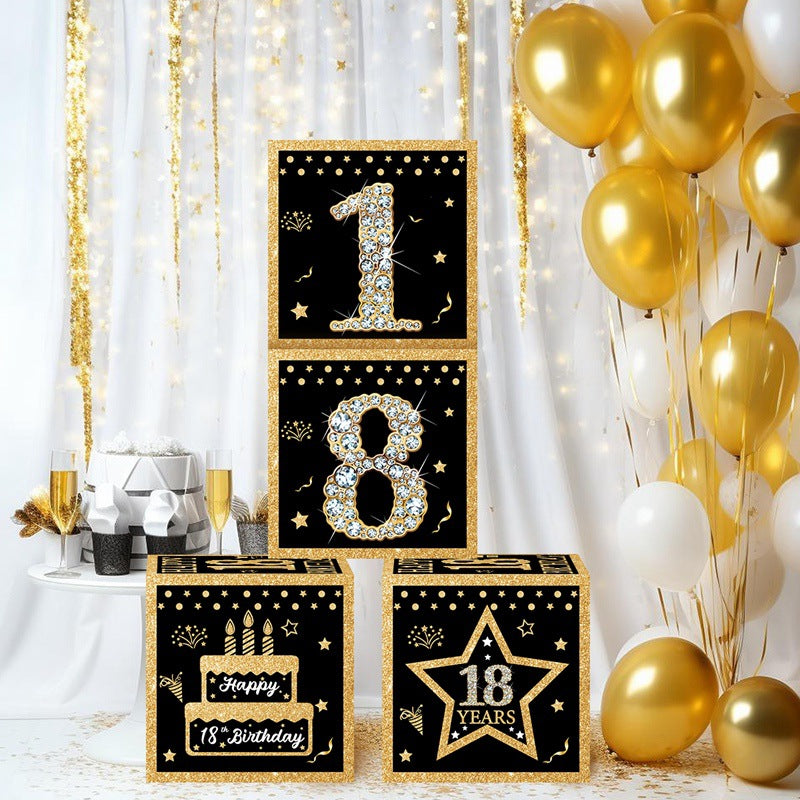 Birthday Balloon Box Set Party Decorations