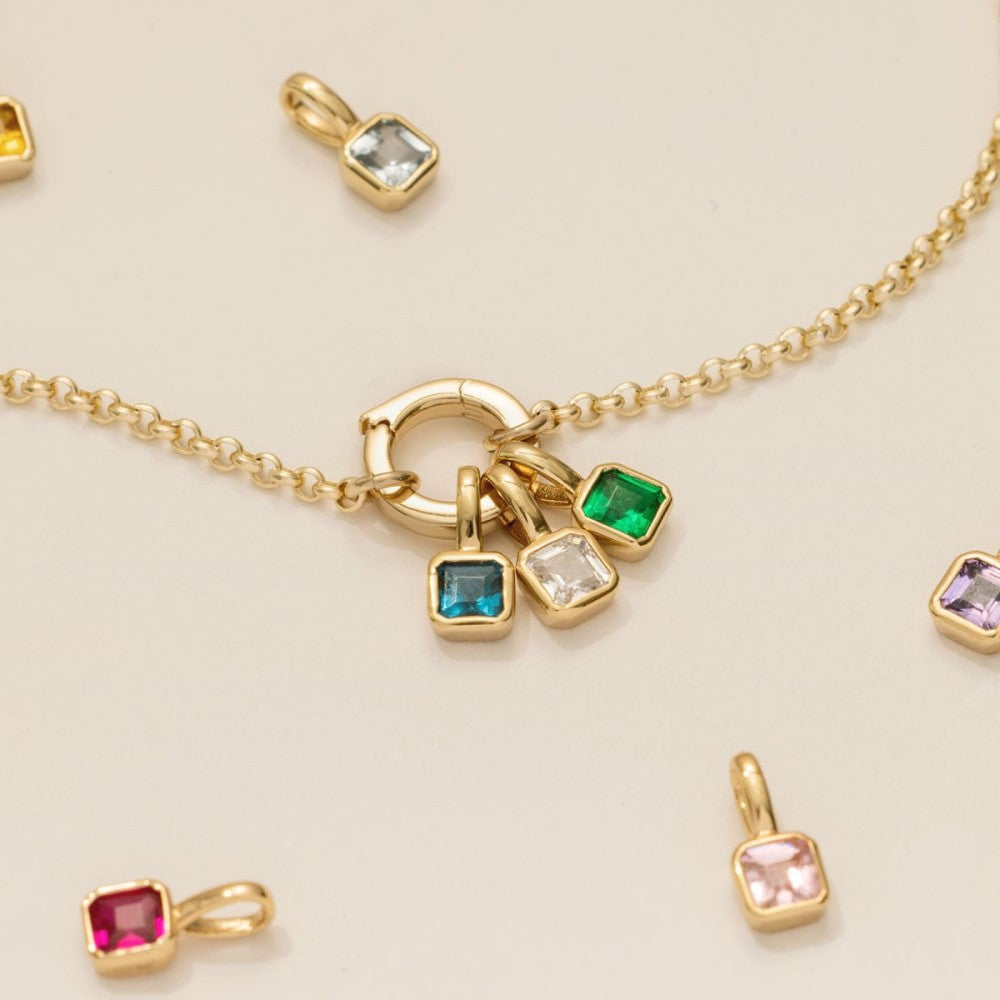 Birthstone Pendant Necklace