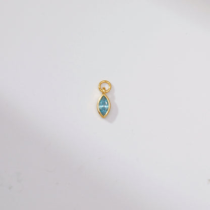 Birthstone Zircon Gold Plated Necklace