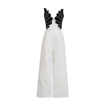 Black and White Contrast jumpsuit