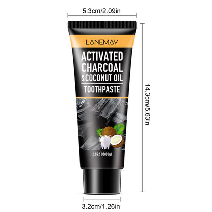 Black bamboo charcoal coconut toothpaste
