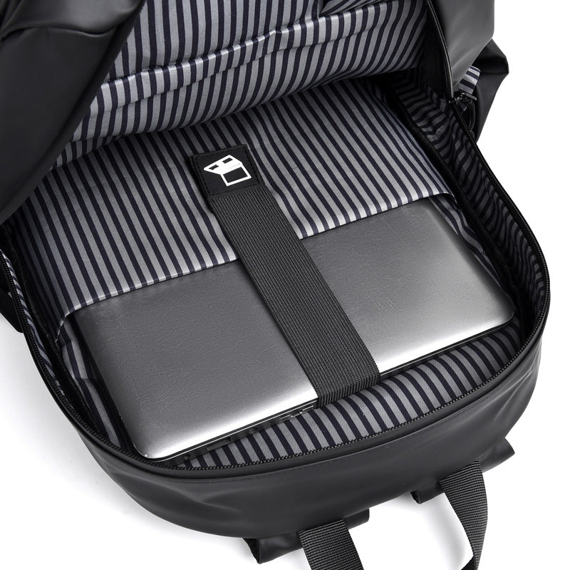 Black Casual Computer Backpack