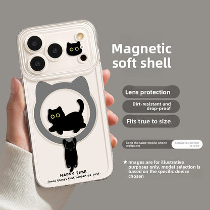 Black Cat Magnetic Case