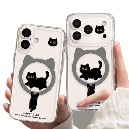Black Cat Magnetic Case