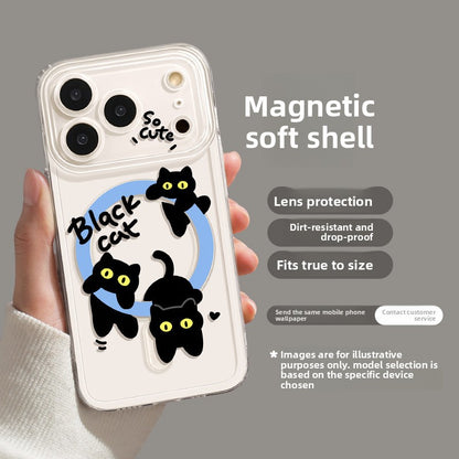 Black Cat Magnetic Case
