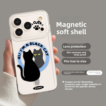 Black Cat Magnetic Case