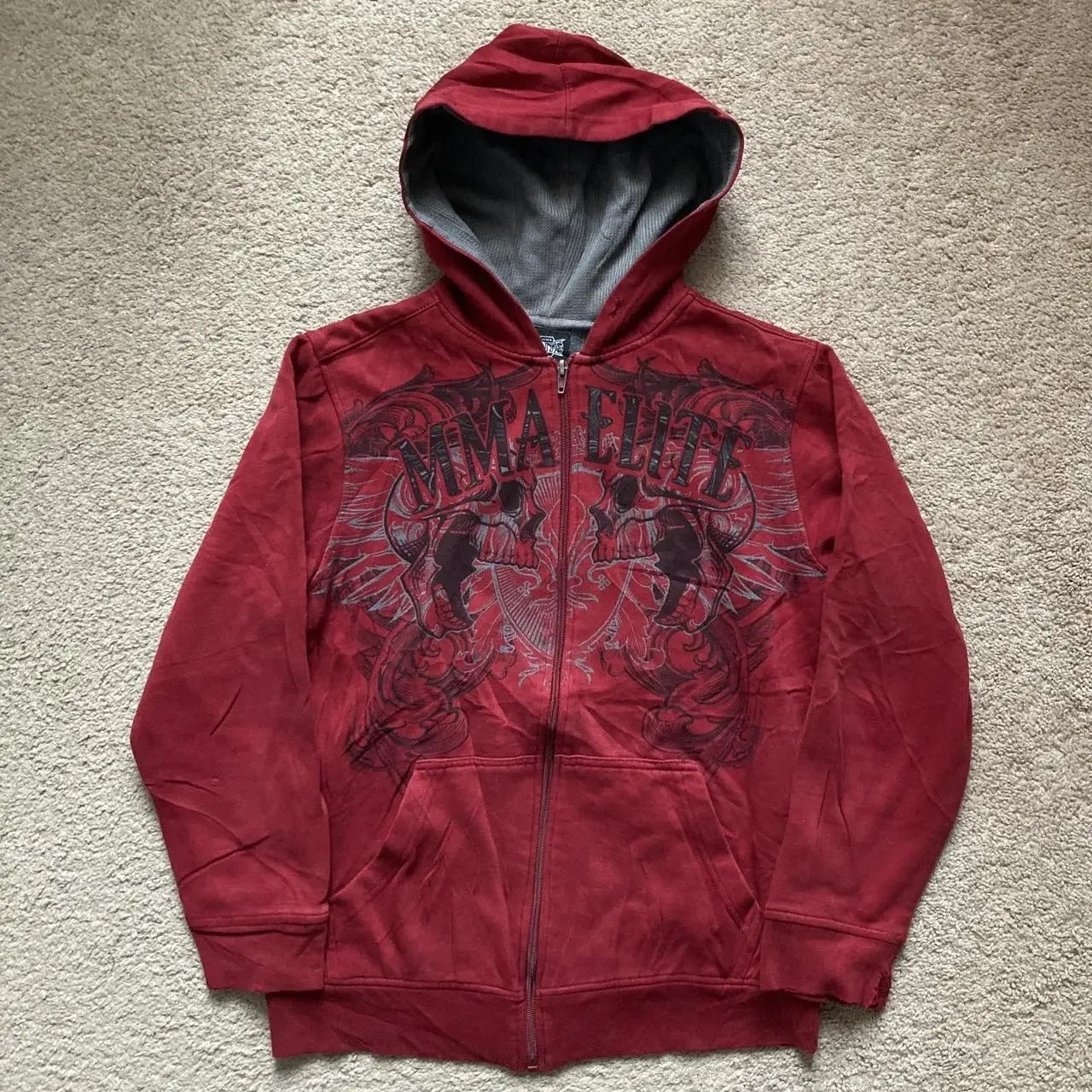 Black four-leaf clover hoodie