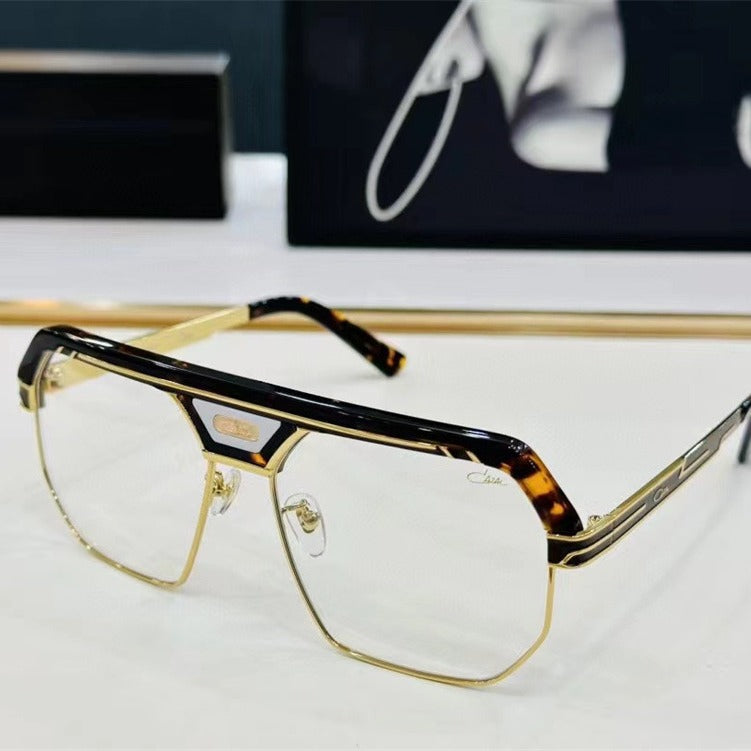 Black full-frame eyeglass frame