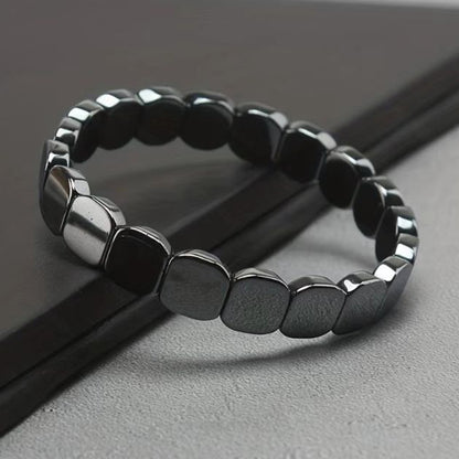 Black Gallstone Magnetic Therapy Bracelet