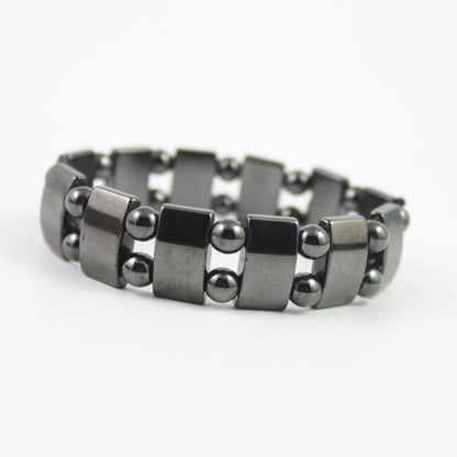 Black Gallstone Magnetic Therapy Bracelet
