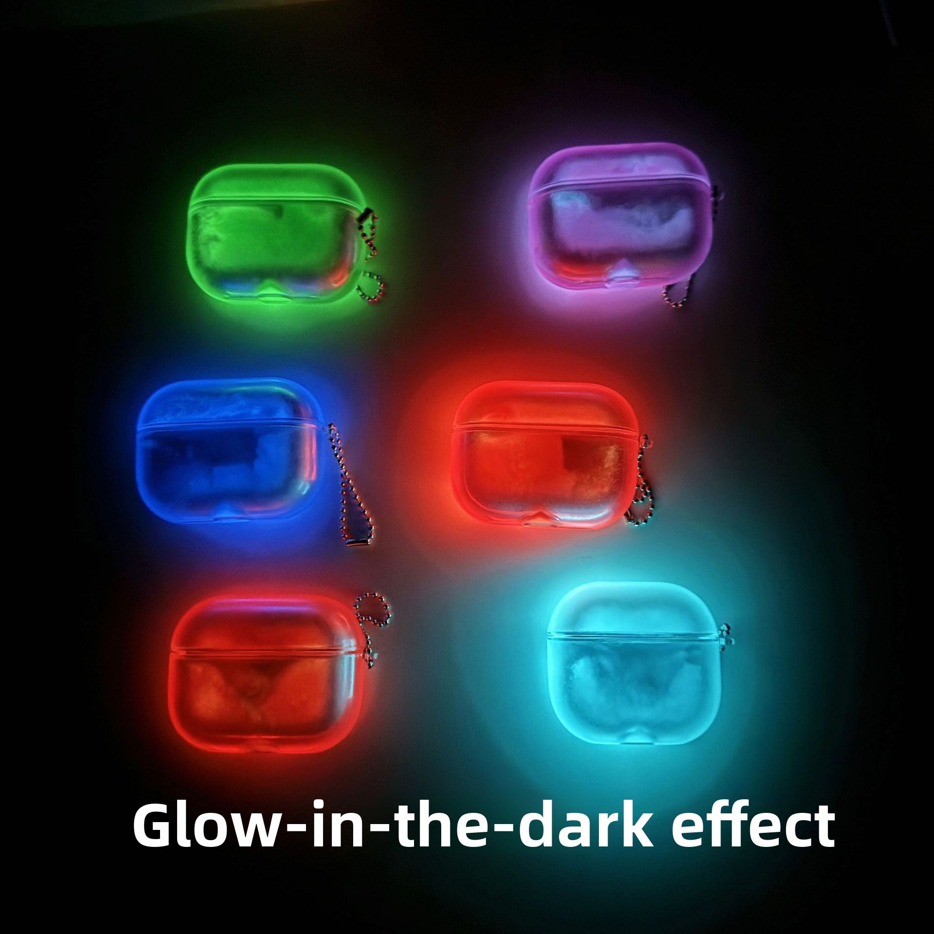 Black Glow-in-the-Dark Headphone Cover
