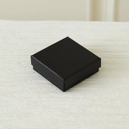 Black Jewelry Storage Box with Lid