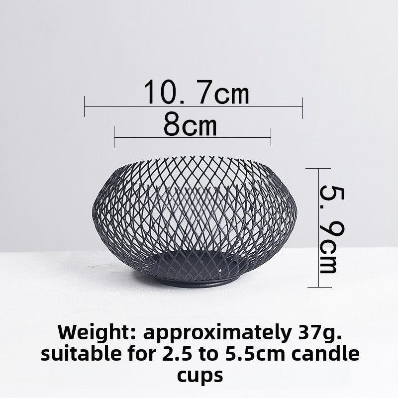 Black lantern candlestick