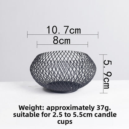 Black lantern candlestick