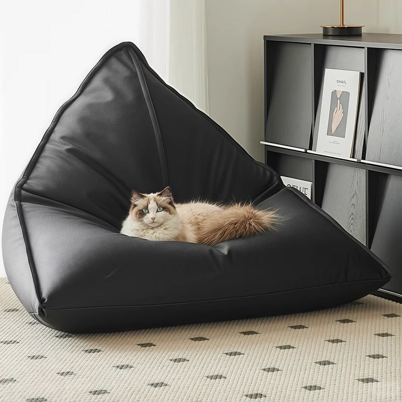 Black lazy sofa