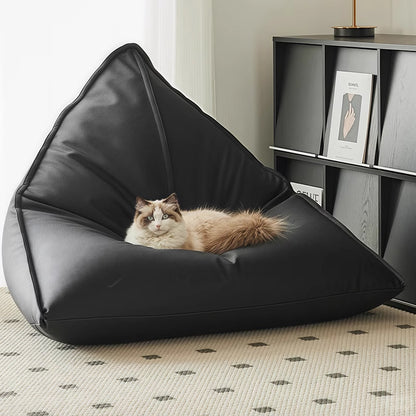 Black lazy sofa