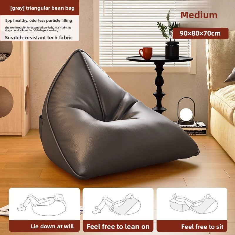 Black lazy sofa