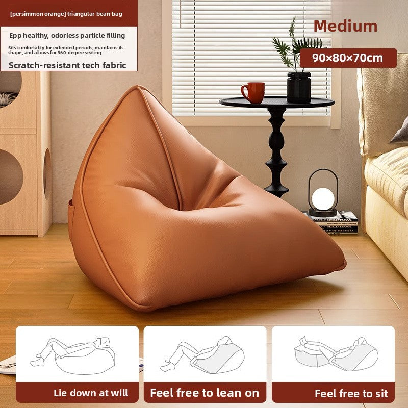 Black lazy sofa