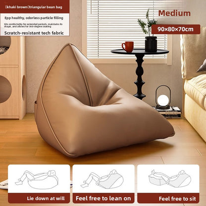 Black lazy sofa