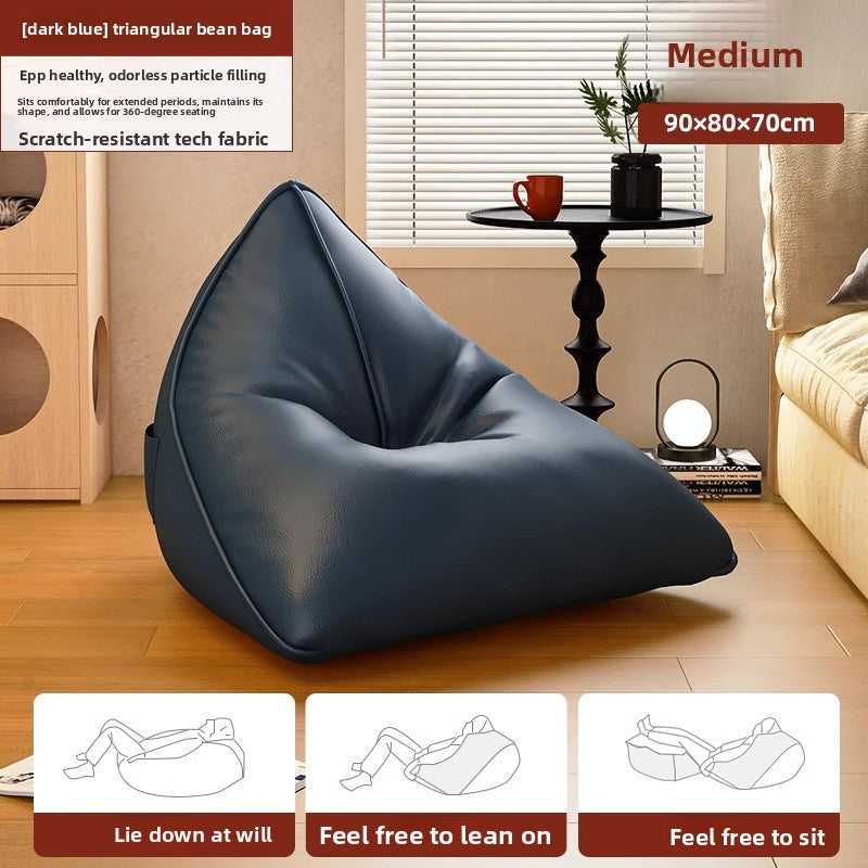 Black lazy sofa