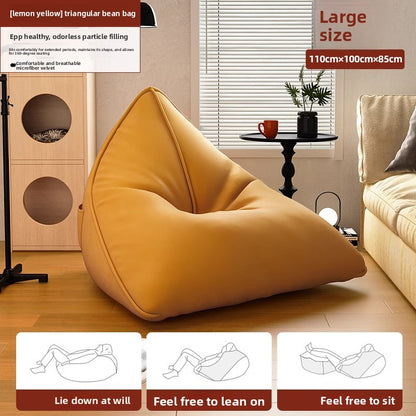 Black lazy sofa