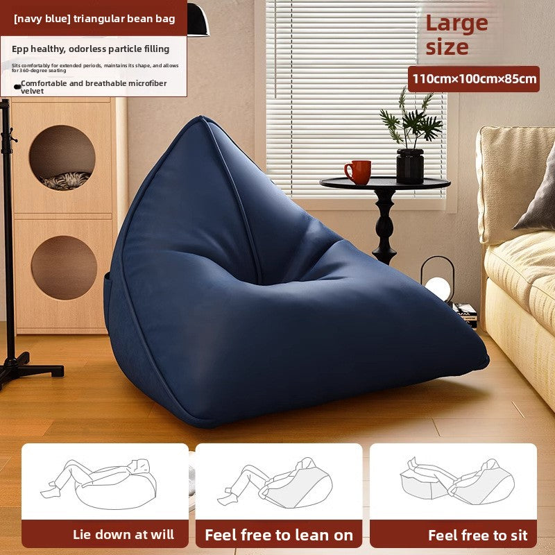 Black lazy sofa