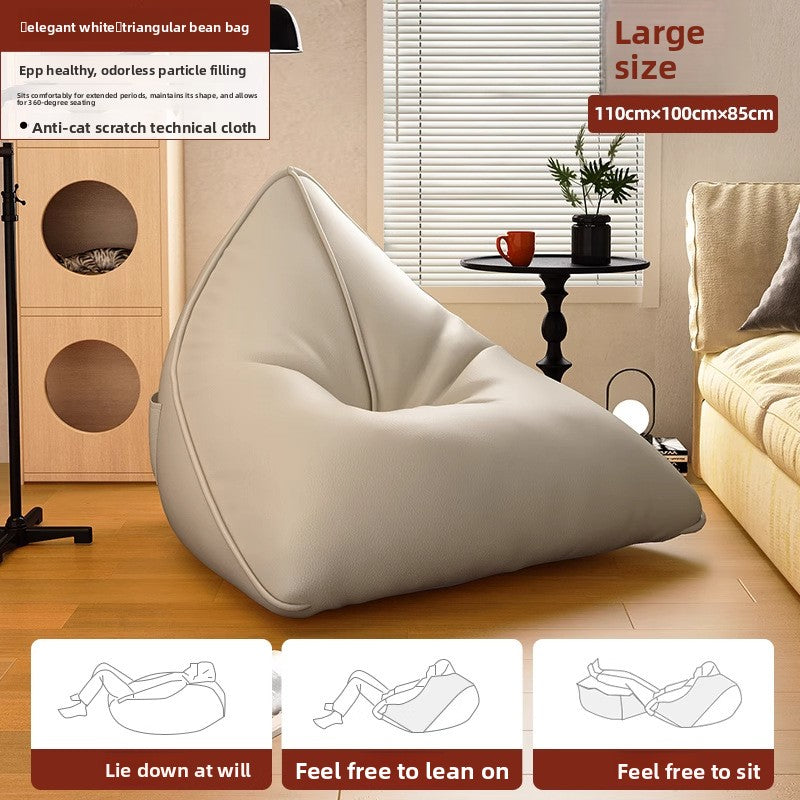 Black lazy sofa