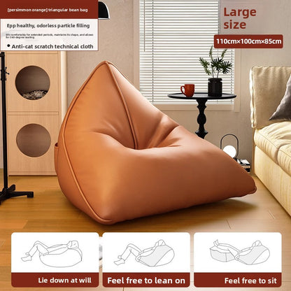 Black lazy sofa