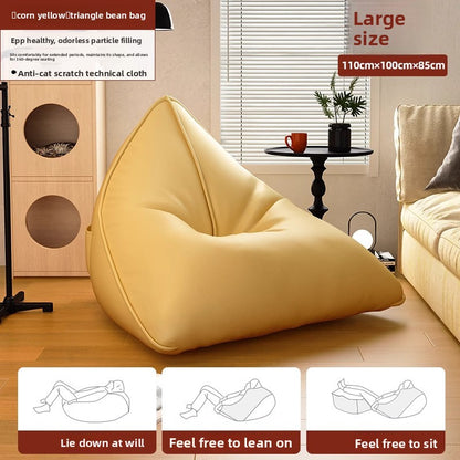 Black lazy sofa