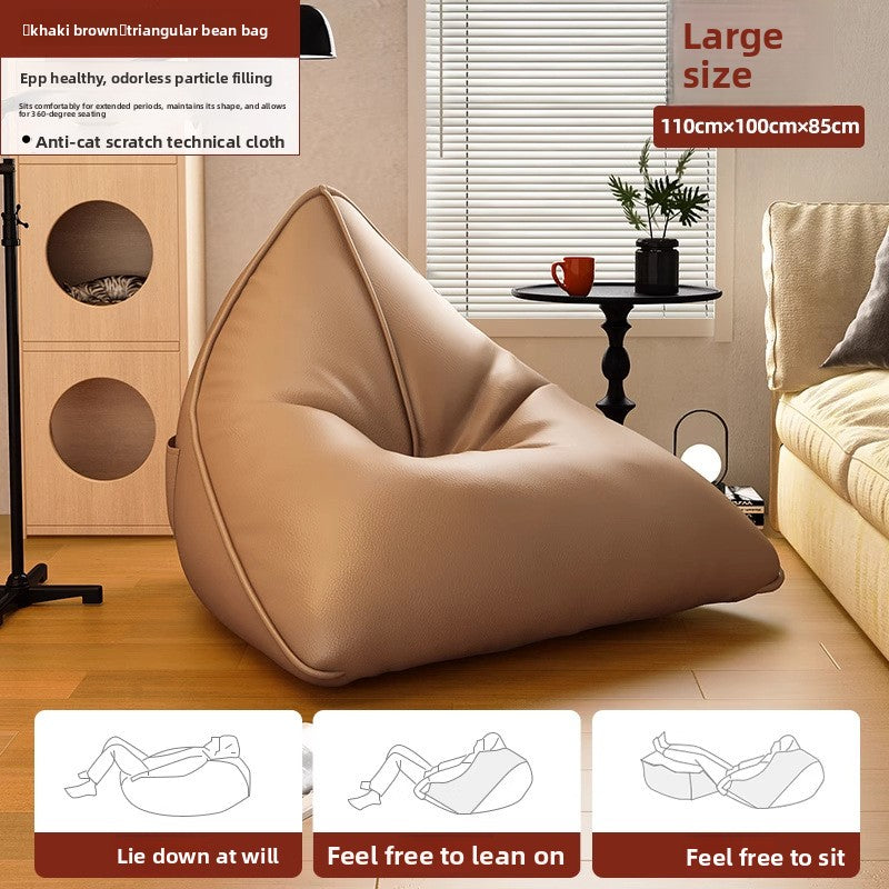 Black lazy sofa
