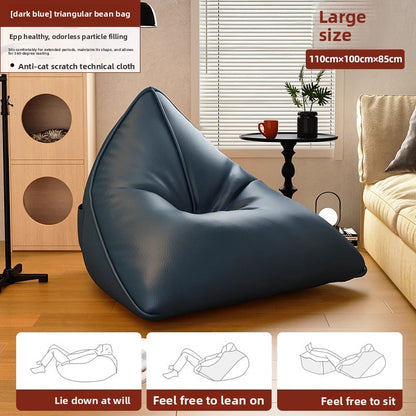 Black lazy sofa