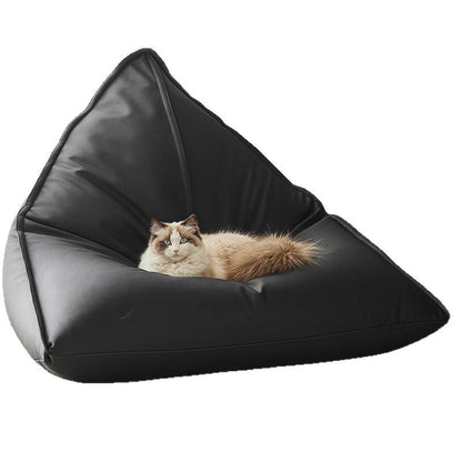 Black lazy sofa