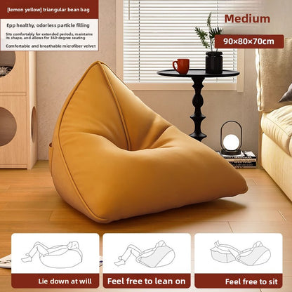 Black lazy sofa