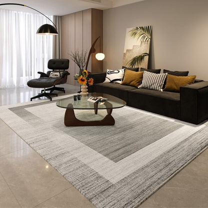 Black light luxury living room carpet