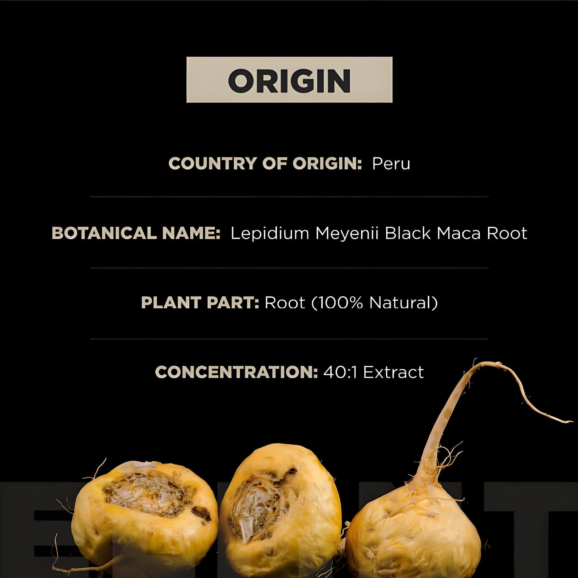 Black Maca Root Capsules