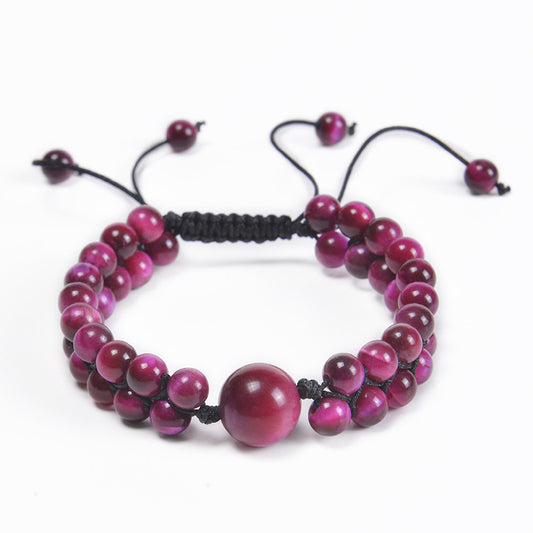 Black Magnetized Tiger Eye Stone Bracelet