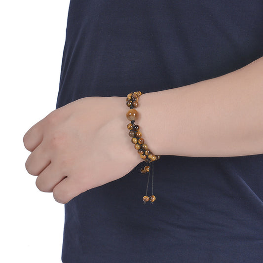 Black Magnetized Tiger Eye Stone Bracelet